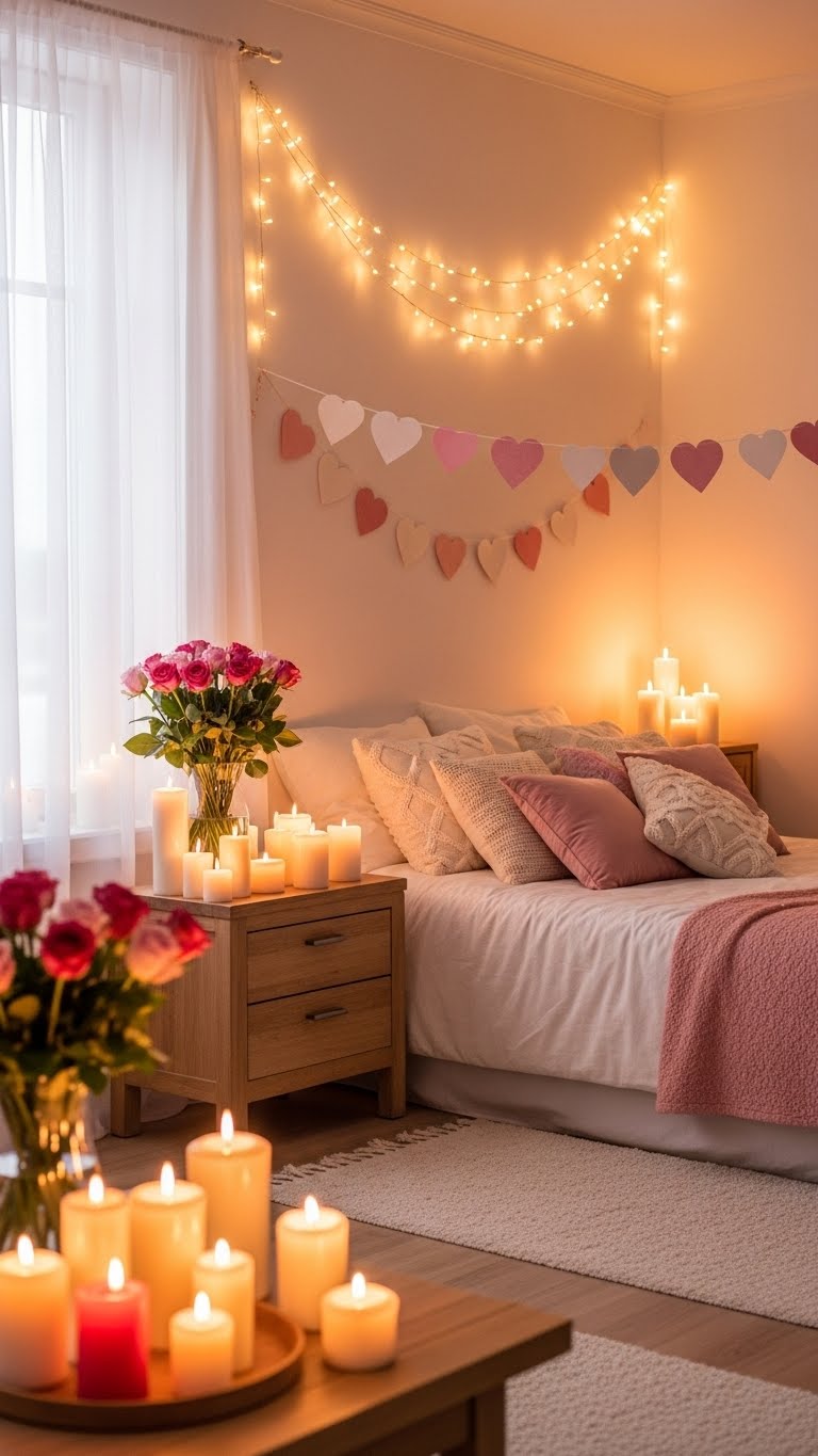 Aesthetic Valentine’s Day room decor ideas