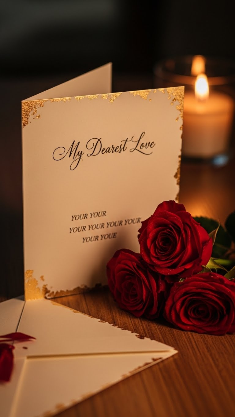 Romantic Valentine card message ideas