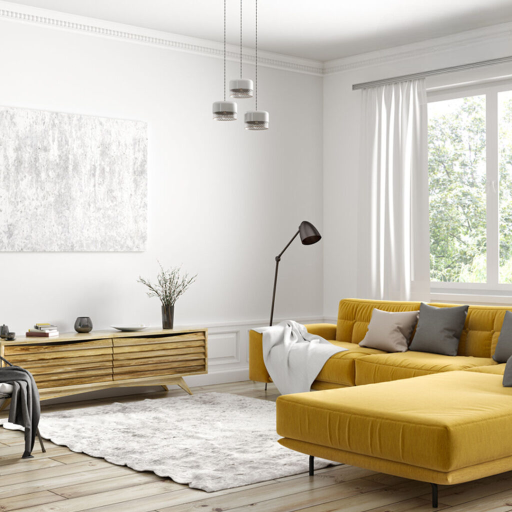 BEST RUGS AND CURTAINS TO BRIGHTEN DARK ROOM