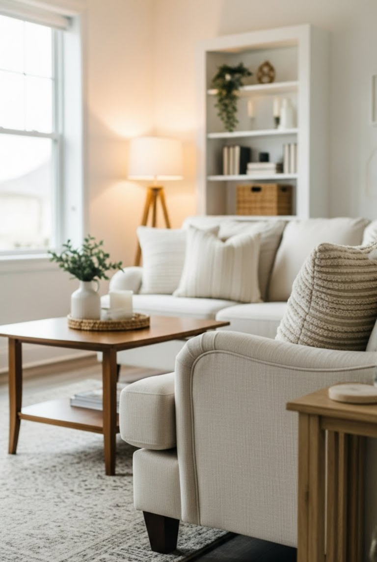 cozy white living room design ideas