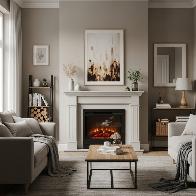 20 Small Living Room Fireplace Ideas That Are Cozy, Stylish & Space-Saving