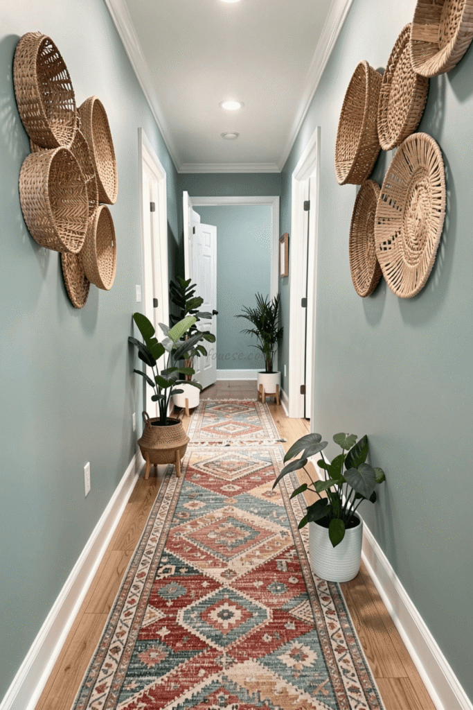 Artistic Hallway Decor Ideas for Boho Homes