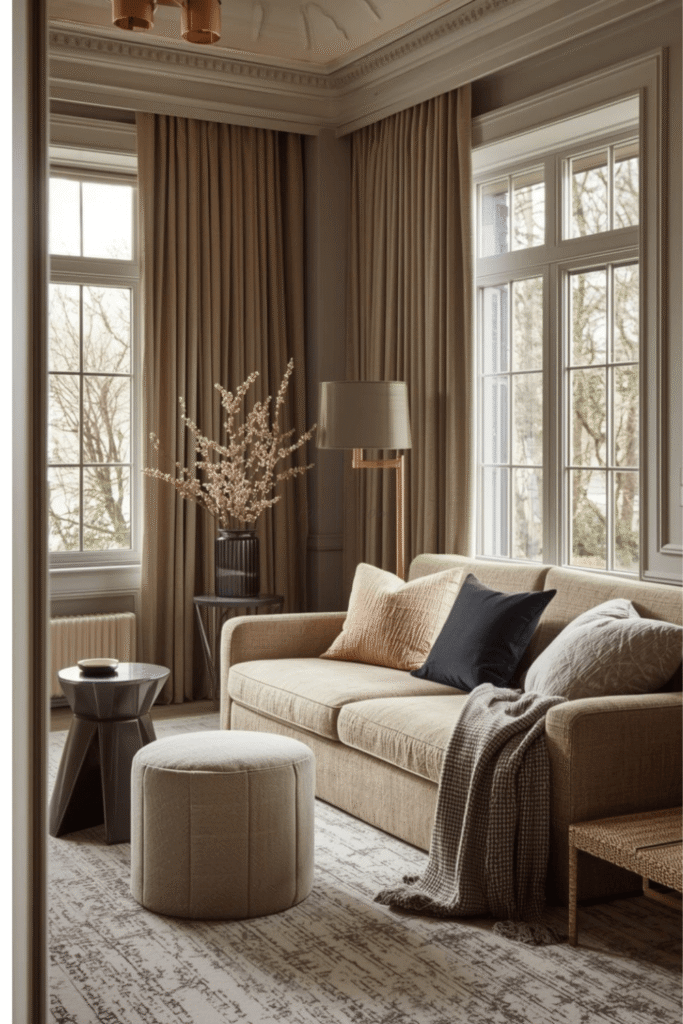 Compact Luxury Home Interiors With Neutral Colour Palettes