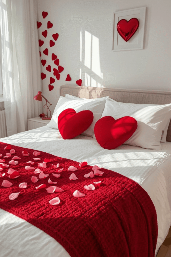 Daylight Valentine Bedroom Setup