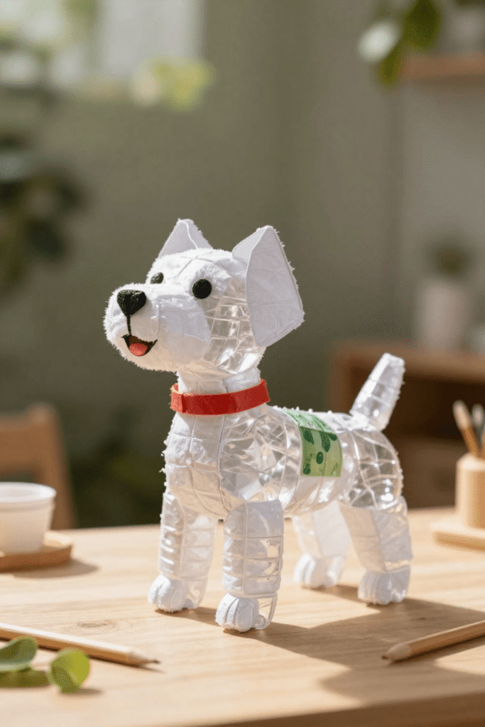 Eco-Friendly DIY Animal Decor with Plastic Bottle Crafts