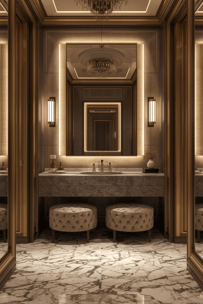 Luxury Design for Small Spaces Using Mirrors and Light