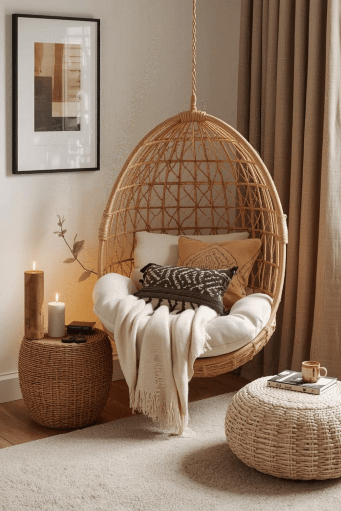 Papasan Chair Styling Ideas for Cozy Home Corners