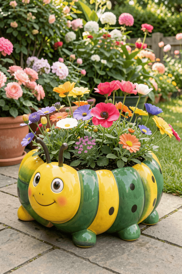 Unique Garden Decor Ideas Using Animal-Shaped Planters
