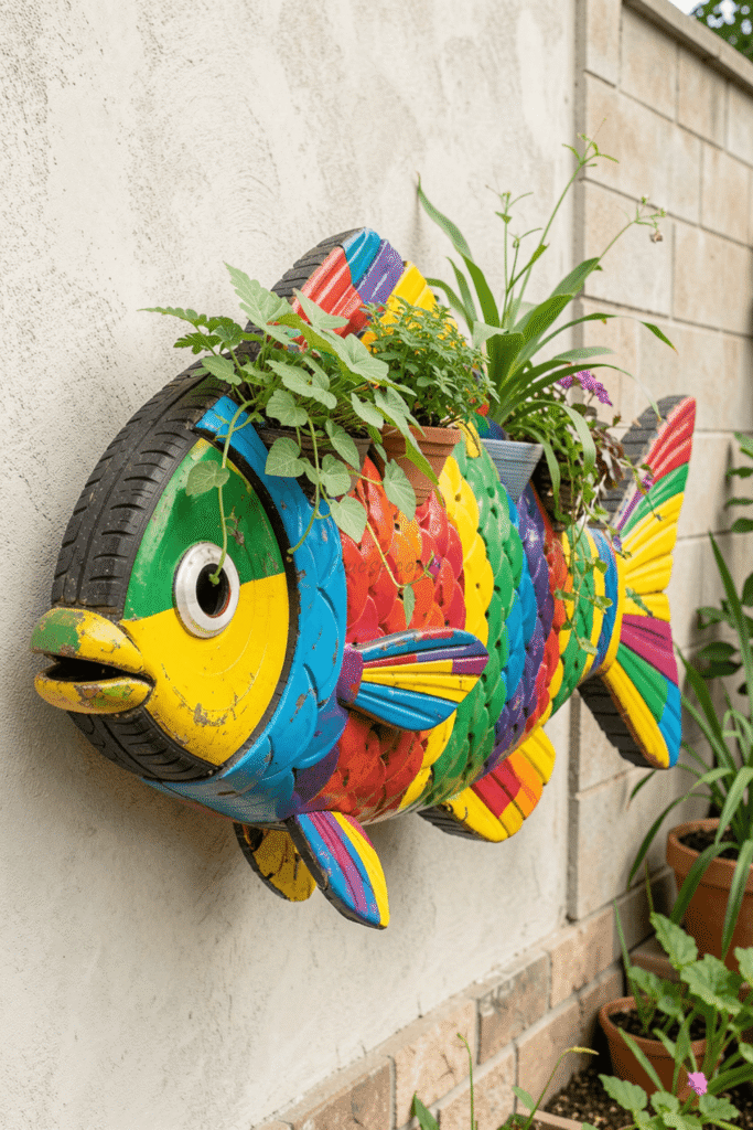 Upcycled Tire Garden Ideas for Creative Homes
