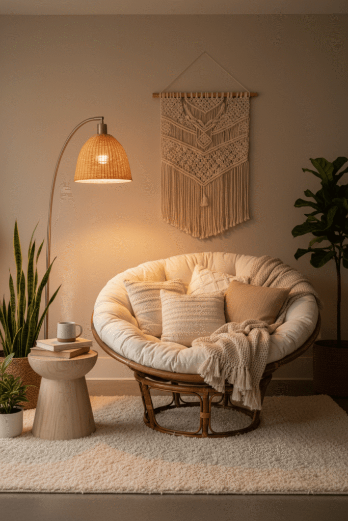 Warm Lighting Ideas for a Cozy Reading Corner at Home
